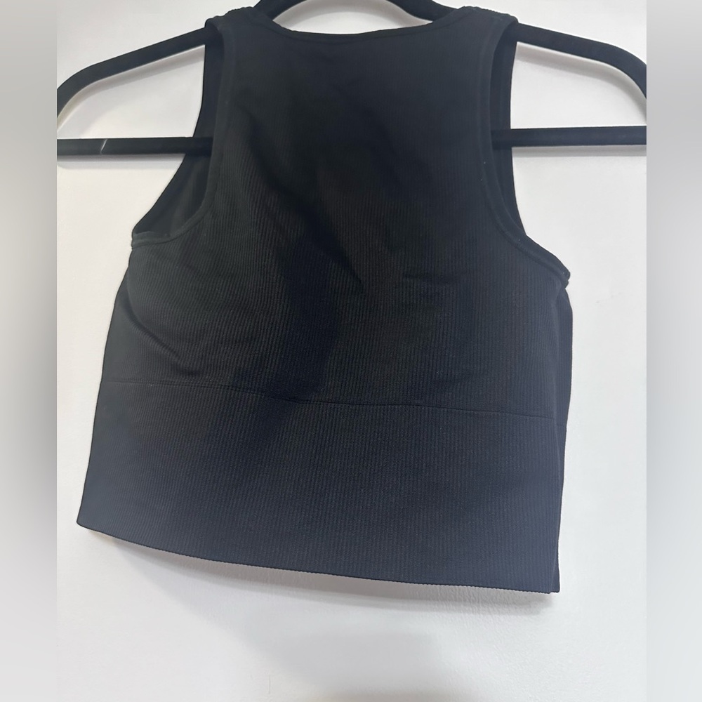 Athleta Black Ribbed Tank - Picture 3 of 3